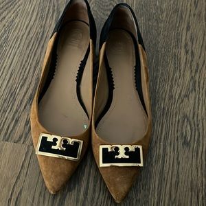 Tory Burch size 8 suede flat